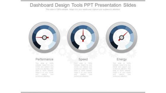 Dashboard Design Tools Ppt Presentation Slides