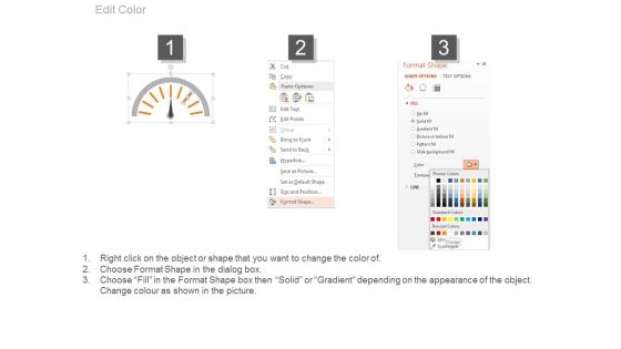 Dashboard With Low High Medium Indication Powerpoint Slides