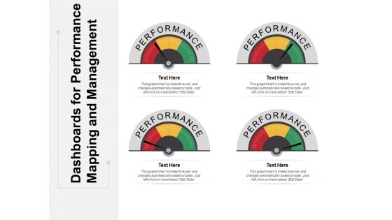 Dashboards For Performance Mapping And Management Ppt PowerPoint Presentation Ideas File Formats