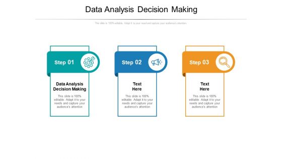 Data Analysis Decision Making Ppt PowerPoint Presentation Outline Designs Cpb Pdf