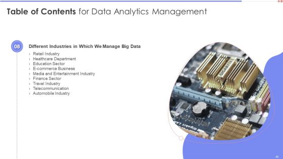 Data Analytics Management Ppt PowerPoint Presentation Complete Deck With Slides