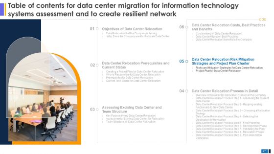 Data Center Migration For Information Technology Systems Assessment And To Create Resilient Network Ppt PowerPoint Presentation Complete Deck