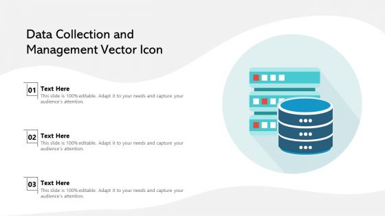 Data Collection And Management Vector Icon Ppt PowerPoint Presentation Gallery Images PDF
