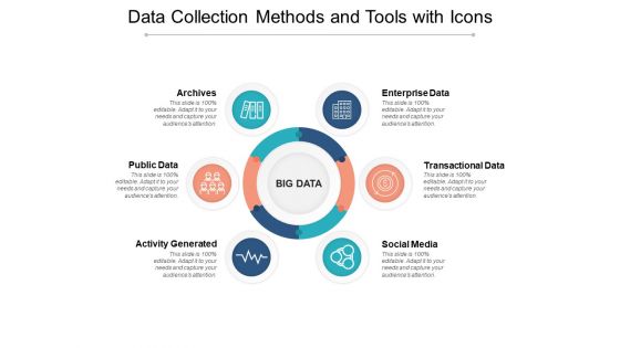 Data Collection Methods And Tools With Icons Ppt PowerPoint Presentation Pictures Structure