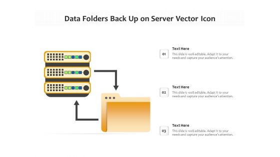 Data Folders Back Up On Server Vector Icon Ppt PowerPoint Presentation File Visual Aids PDF