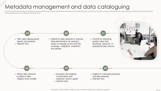 Data Governance IT Metadata Management And Data Cataloguing Demonstration PDF