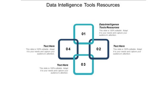 Data Intelligence Tools Resources Ppt PowerPoint Presentation Professional Design Templates Cpb