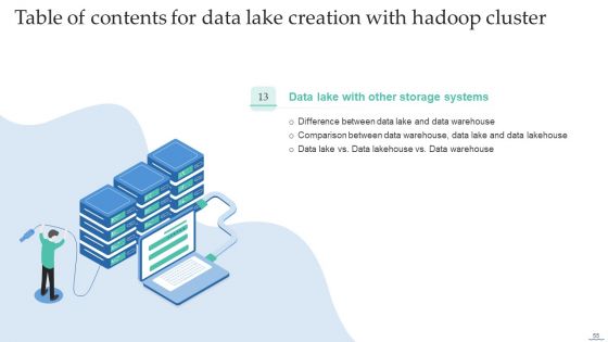 Data Lake Creation With Hadoop Cluster Ppt PowerPoint Presentation Complete Deck With Slides