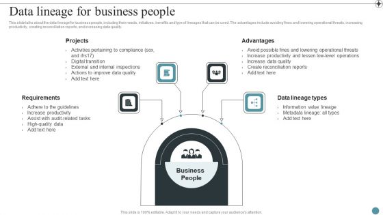 Data Lineage For Business People Deploying Data Lineage IT Elements PDF Data Lineage For Business People Deploying Data Lineage IT Elements PDF