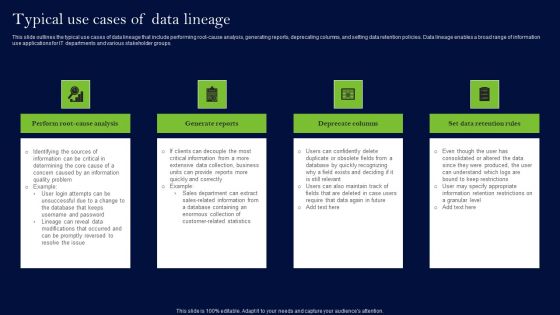 Data Lineage Methods Typical Use Cases Of Data Lineage Icons PDF Data Lineage Methods Typical Use Cases Of Data Lineage Icons PDF