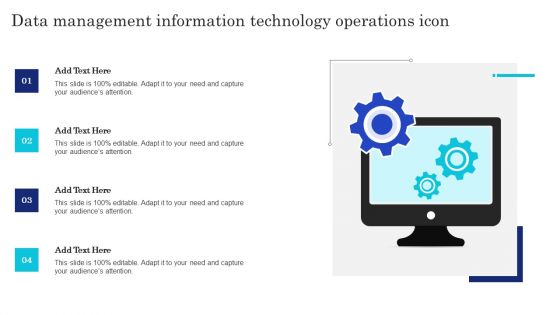 Data Management Information Technology Operations Icon Themes PDF