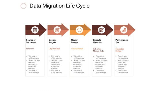 Data Migration Life Cycle Ppt PowerPoint Presentation Professional Elements