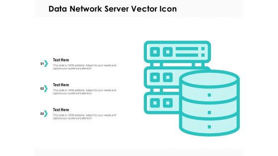 Data Network Server Vector Icon Ppt PowerPoint Presentation Infographic Template Icons PDF