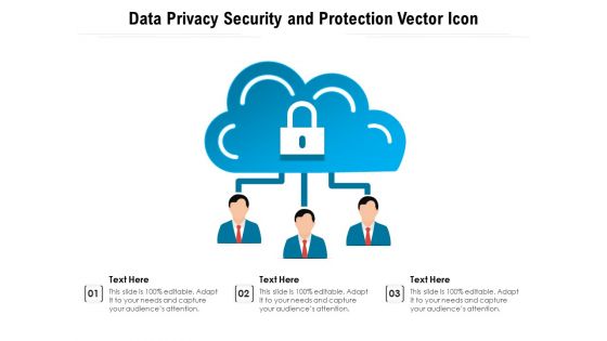 Data Privacy Security And Protection Vector Icon Ppt PowerPoint Presentation File Graphic Tips PDF