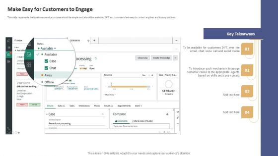 Data Processing Services Delivery Make Easy For Customers To Engage Structure PDF
