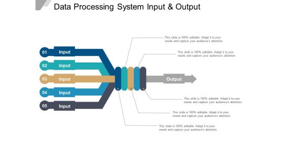 Data Processing System Input And Output Ppt PowerPoint Presentation Icon Information