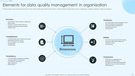Data Quality Elements Ppt PowerPoint Presentation Complete Deck With Slides