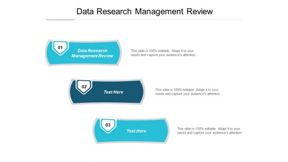 Data Research Management Review Ppt PowerPoint Presentation Model Slides Cpb