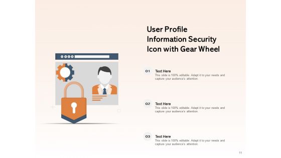 Data Safety Symbol Information Security Gear Ppt PowerPoint Presentation Complete Deck