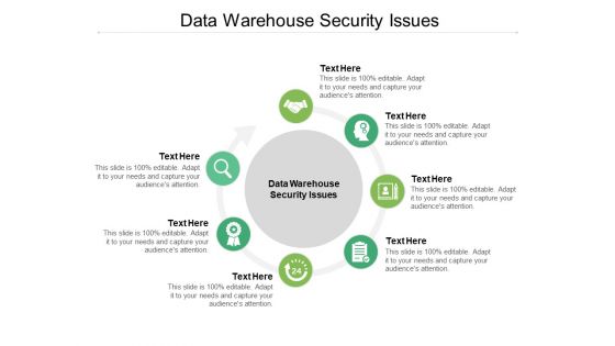 Data Warehouse Security Issues Ppt PowerPoint Presentation Inspiration Master Slide Cpb Pdf