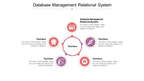 Database Management Relational System Ppt PowerPoint Presentation Slides Layout Ideas Cpb