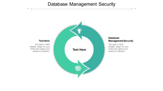 Database Management Security Ppt PowerPoint Presentation Infographics Styles Cpb Pdf