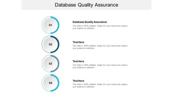 Database Quality Assurance Ppt PowerPoint Presentation Gallery Aids Cpb