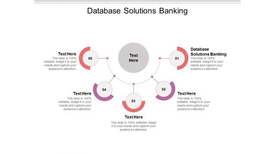 Database Solutions Banking Ppt PowerPoint Presentation Infographics Visual Aids Cpb Pdf