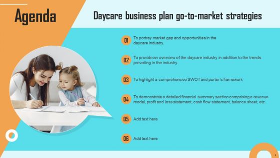 Daycare Business Plan Go To Market Strategies