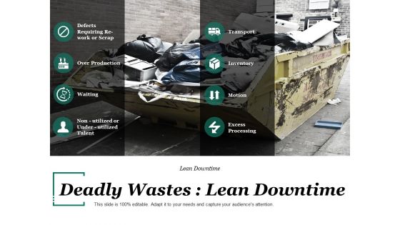 Deadly Wastes Lean Downtime Ppt PowerPoint Presentation Outline Show Deadly Wastes Lean Downtime Ppt PowerPoint Presentation Outline Show