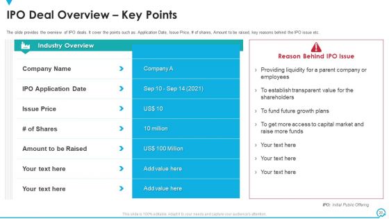 Deal Pitchbook IPO Ppt PowerPoint Presentation Complete