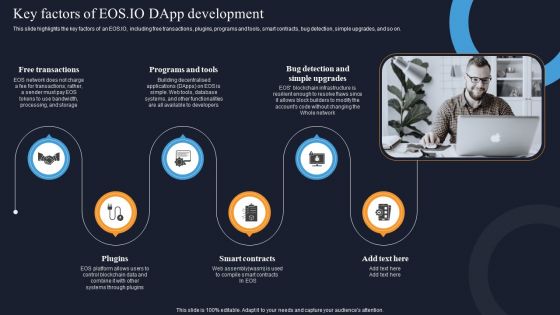 Decentralization App Development Key Factors Of EOS IO Dapp Development Designs PDF