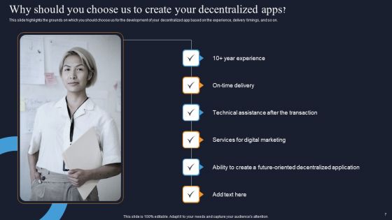 Decentralization App Development Ppt PowerPoint Presentation Complete Deck With Slides
