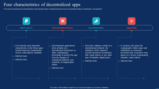 Decentralized Applications Four Characteristics Of Decentralized Apps Guidelines PDF