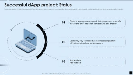 Decentralized Applications IT Successful Dapp Project Status Diagrams PDF