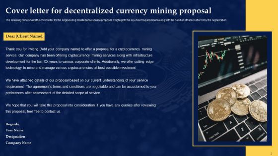 Decentralized Currency Mining Proposal Ppt PowerPoint Presentation Complete Deck With Slides