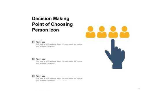 Decision Making Employee Customer Evaluation Six Arrows Ppt PowerPoint Presentation Complete Deck