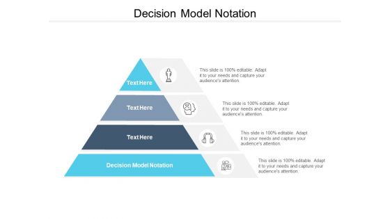 Decision Model Notation Ppt PowerPoint Presentation Infographics Objects Cpb Pdf