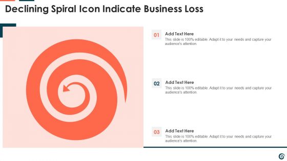 Declining Spiral Ppt PowerPoint Presentation Complete With Slides