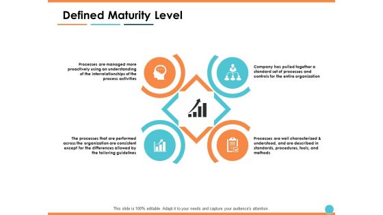 Defined Maturity Level Ppt PowerPoint Presentation Visual Aids Styles