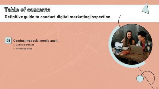 Definitive Guide To Conduct Digital Marketing Inspection Ppt PowerPoint Presentation Complete Deck With Slides
