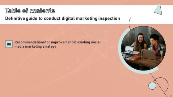 Definitive Guide To Conduct Digital Marketing Inspection Ppt PowerPoint Presentation Complete Deck With Slides