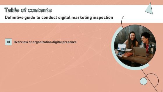 Definitive Guide To Conduct Digital Marketing Inspection Ppt PowerPoint Presentation Complete Deck With Slides