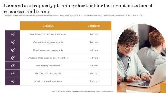 Demand And Capacity Optimization Ppt PowerPoint Presentation Complete Deck With Slides