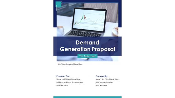 Demand Generation Proposal Example Document Report Doc Pdf Ppt