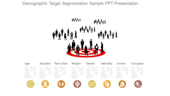 Demographic Target Segmentation Sample Ppt Presentation