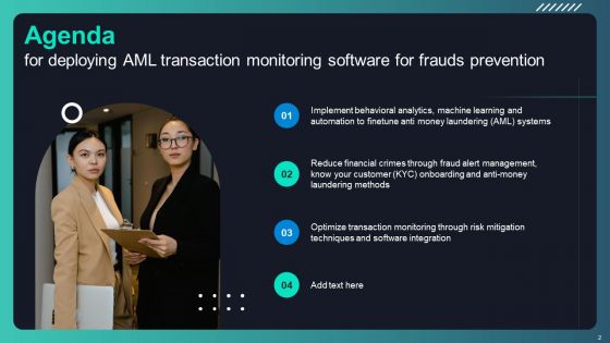 Deploying AML Transaction Monitoring Software For Frauds Prevention Ppt PowerPoint Presentation Complete Deck With Slides