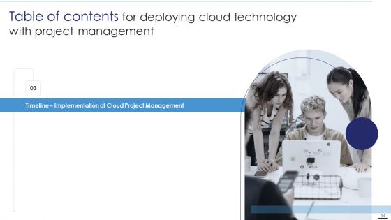 Deploying Cloud Technology With Project Management Ppt PowerPoint Presentation Complete Deck With Slides