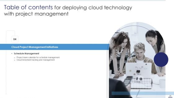 Deploying Cloud Technology With Project Management Ppt PowerPoint Presentation Complete Deck With Slides