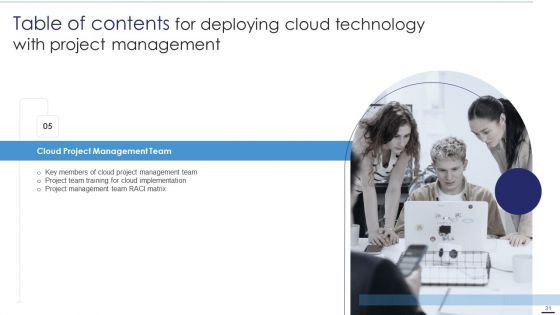 Deploying Cloud Technology With Project Management Ppt PowerPoint Presentation Complete Deck With Slides